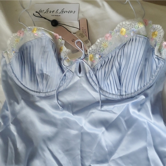 🍋For Love and Lemons Paloma Slip Dress - Picture 13 of 16